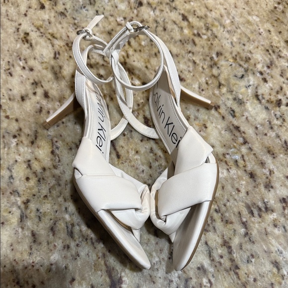 Calvin Klein White Heels - Picture 4 of 9
